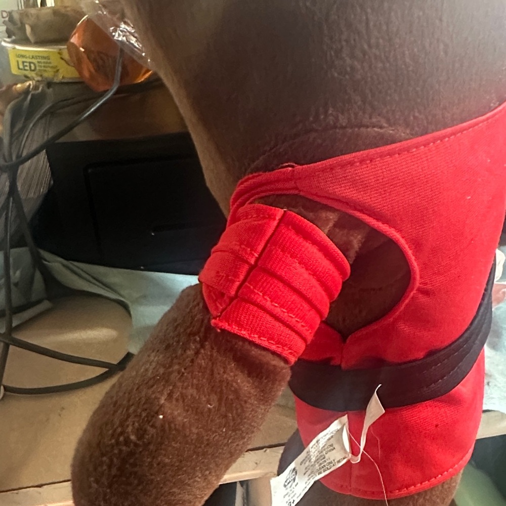 Domo Brown and Red Plush Toy - Picture 4 of 7